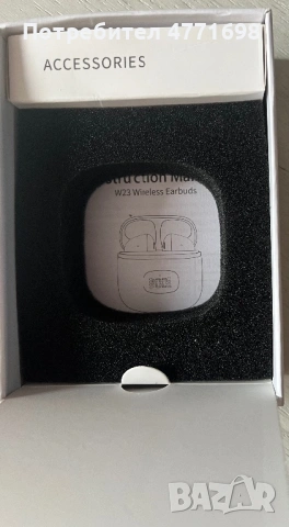 Безжични слушалки pomuic W23 True Wireless Earbuds, снимка 4 - Безжични слушалки - 54231439