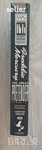 Freddie Mercury ‎– The Great Pretender Оригинална касета VHS Издание 🇬🇧 UK 1987г Състояние:VG+ Цен, снимка 5 - Други жанрове - 55001610