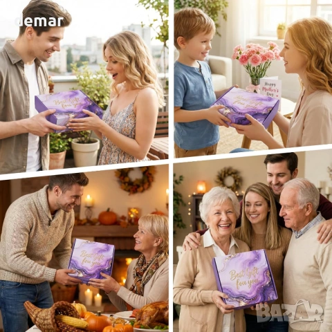Подаръчен комплект Fafamara за жена, релаксираща спа вана с лавандула и фланелено одеяло, снимка 6 - Подаръци за жени - 54422117