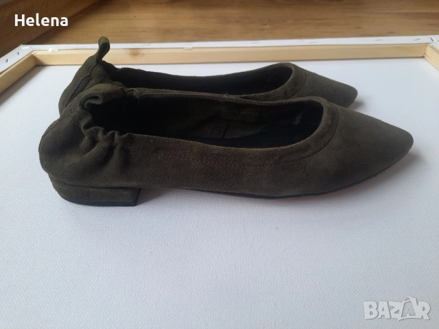 Балетки Minelli от естествен велур размер 35, снимка 3 - Дамски ежедневни обувки - 54325620