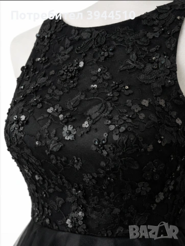 Дизайнерска абитуриентска черна официална рокля | Бал 2026, снимка 8 - Рокли - 54027262