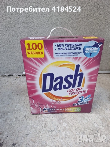 Dash Color Frische (100 пранета), снимка 2 - Перилни препарати и омекотители - 55164847