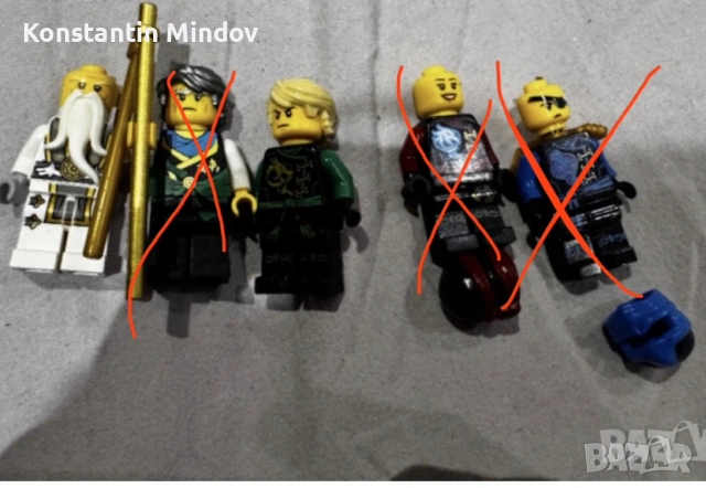 LEGO Ninjago Лот от 5 оригинални фигурки - Ву, Гармадон, Лойди ,Джей и Ния