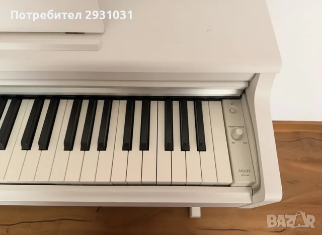 Бяло дигитално пиано YAMAHA Arius YDP-164, снимка 4 - Пиана - 55251907
