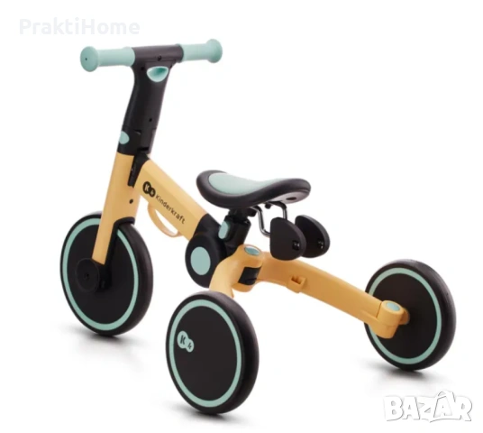 Триколка 3 в 1 | Баланс колело и Ride-On, снимка 4 - Детски велосипеди, триколки и коли - 55093200