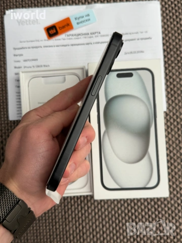 ❗️ НОВ❗️36М ГАР! 📛iPhone 15 Лизинг от 20€/мес Black/ черен128гб , снимка 6 - Apple iPhone - 54052087