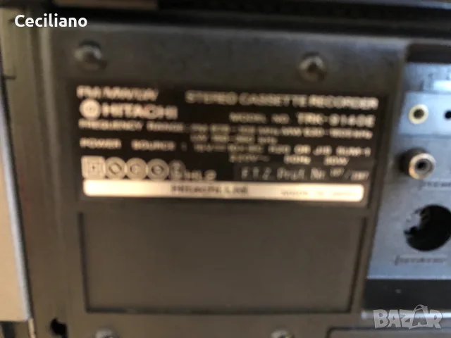 Hitachi TRK-9140E -Голям Радиокасетофон, снимка 11 - Радиокасетофони, транзистори - 55563884