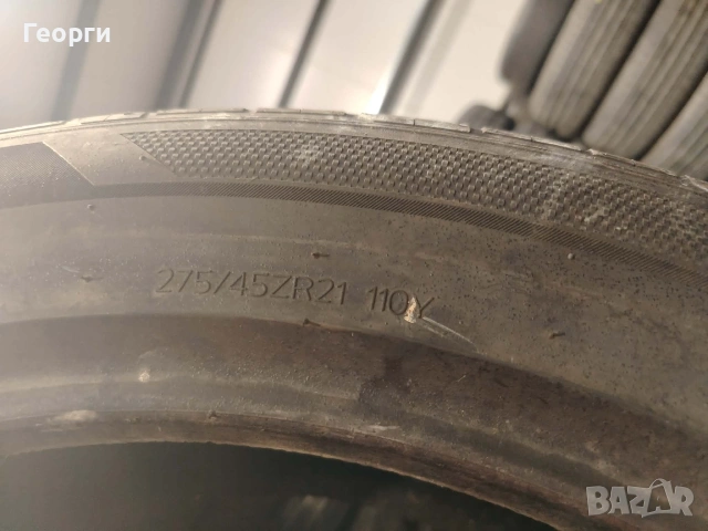 2бр.летни гуми 275/45/21 Hankook, снимка 3 - Гуми и джанти - 55171795
