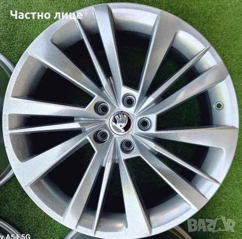 Продавам 4бр оригинални 19-ки джанти за Шкода Супърб,Кодиак, Карок, Еняк, Елроя , снимка 3 - Гуми и джанти - 54540948