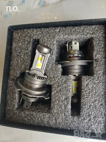 Комплект 2 бр. LED крушки за фарове A5 - H4 / 9003 / HB2 (Къси и дълги)