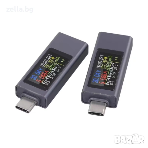 USB-C мултиметър Kowsi KWS-2302C – Тестер 4-30V 12A, PD QC, измерване на капацитет 10437, снимка 11 - Друга електроника - 54694718