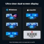 Нов UGREEN Revodok USB-C Хъб 9в1 Два Монитора 4K 60Hz SD TF PD 100W Четец SD TF Карти Докинг Станция, снимка 7