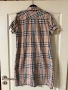 Оригинална маркова памук памучна 100% оригинала рокля риза Burberry Britain каре, снимка 7