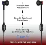 Нови Ludos NOVA Air Tube антирадиационни жични слушалки с микрофон за iPhone Samsung Pixel iPad, снимка 4