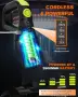 SAKER Electric Grill Brush HK05E-B – безжична почистваща четка за скара с LED фенер и 3 глави, снимка 3
