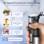 5-в-1 пасатор 1200W с Turbo и двоен уред за млечна пяна, снимка 3