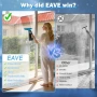 Нов безжичен Електрически уред за почистване на прозорци EAVE с вакуум 2000Pa, снимка 4