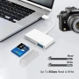 Четец за карти, адаптер за USB SD TF карти памет LIGHTNING, снимка 3