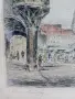 Оригинална графика 1930 Професор Фридрих Гьортис Уникална, снимка 2