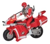 Играчка мотор с фигурка Red Ranger – Power Rangers Tyrannosaurus Battle Bike, снимка 3