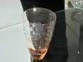 стари стъклени чаши цветно стъкло , снимка 5