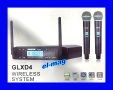 Комплект с безжични микрофони Shure GLXD4 и UHF приемник с дисплей , снимка 3