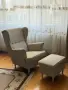 кресло с табуретка ikea, снимка 1