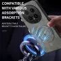 Стилен MagSafe Кейс за Honor Magic8 Pro със защита на камерите - Кафяв, снимка 3