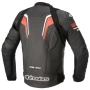 Кожено яке ALPINESTARS GP PLUS R V3 RIDEKNIT Black/White/Bright Red, снимка 3