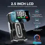 Чисто нов запечатан в целофан преносим стартер за кола ACEZUK M01 4000A джъмп стартер 12800mAh  , снимка 3