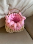 Ръчно плетена чанта - chunky yarn bag, снимка 3