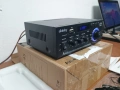 Чисто нов мини усилвател с Bluetooth, тунер, USB, AUX, 2 входа за микрофон. , снимка 3
