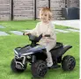 Детско акумулаторно ATV 6V 25W – Електрическо ATV с LED светлини за деца 1.5+ години, черно, снимка 3