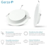 Garza - Кръгла вградена LED луна с екстра плосък отвор, 22 см, 18 W, 6500 K студена светлина, 1950 l, снимка 3