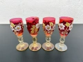Стари винтидж чаши за аператив / ликьор. №8130, снимка 2