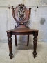 Антикварен стол с дърворезба , снимка 4