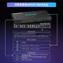4K@60Hz HDMI KVM превключвател 4*USB 3.0 - 2 монитора и 2 компютъра, EDID емулация, снимка 7