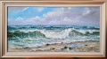 Картина, море, худ. А. Симеонов, снимка 1