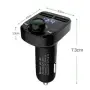 HF37 Car FM Bluetooth X8 – 5 в 1 FM трансмитер с bluetooth, двойно USB зареждане, снимка 5