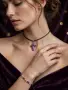 Комплект „Amethyst Grace“ , снимка 1