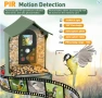 Смарт хранилка за птици с Full HD камера, SD карта, нощно виждане и IP66, снимка 4