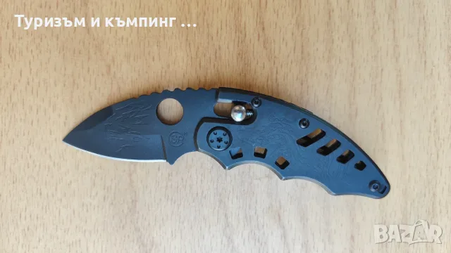 Малко сгъваемо ножче с оригинален дизайн и механизъм - SR217 / SR218, снимка 4 - Ножове - 14123906