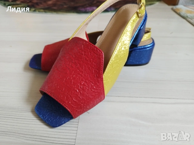 шарени дамски стилни сандали