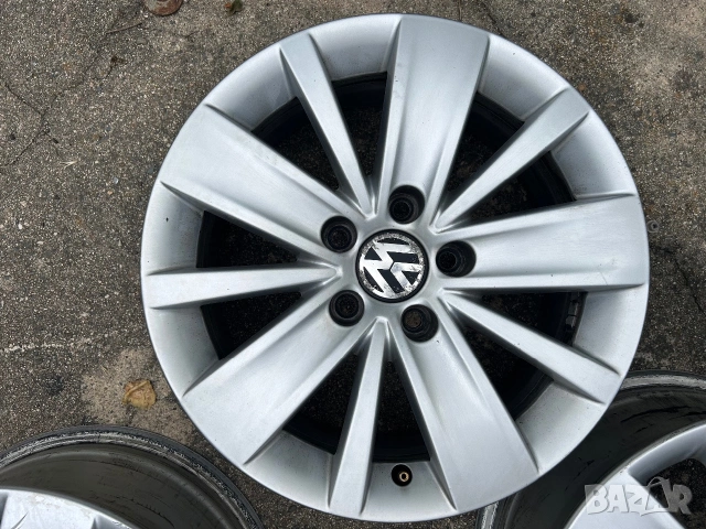 джанти 5x112 16" за VW Sharan Seat Alhambra след 2010г. 7N0 6.5J ET33, снимка 5 - Гуми и джанти - 55099298
