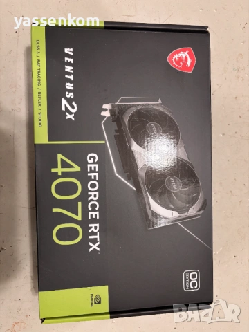 Кутия видеокарта VGA NVIDIA 4070 MSI