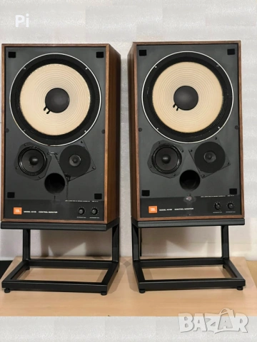 Мониторни тонколони JBL 4311WX-A + Нови метални стойки + Усилвател, снимка 4 - Тонколони - 37094208