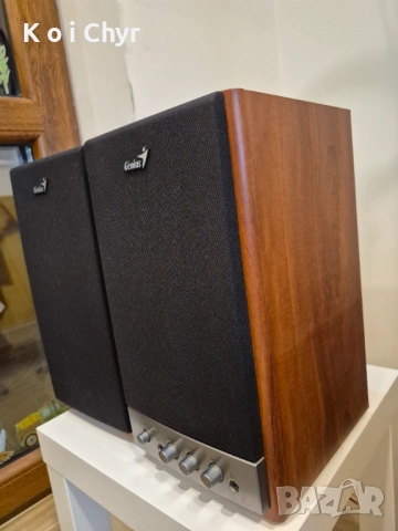 Активни стерео високоговорители тонколони Genius SP-HF1250X, снимка 3 - Ресийвъри, усилватели, смесителни пултове - 54684005