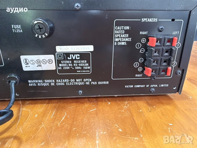 JVC RX-403L RECEIVER, снимка 6 - Ресийвъри, усилватели, смесителни пултове - 55247923