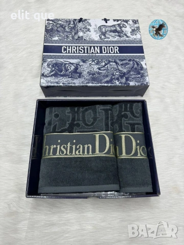 плажни кърпи 90×50см 70×140см 2 броя в кутия Christian Dior Versace Calvin Klein Louis Vuitton , снимка 5 - Хавлиени кърпи - 55217763