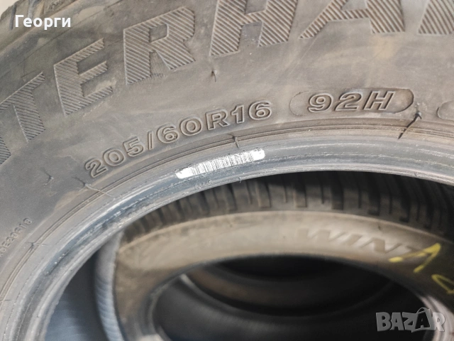 2бр.зимни гуми 205/60/16 Firestone, снимка 6 - Гуми и джанти - 54481969